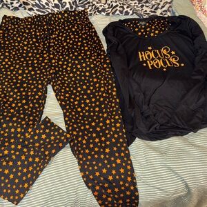 EUC Hocus Pocus pajama set XL women’s
